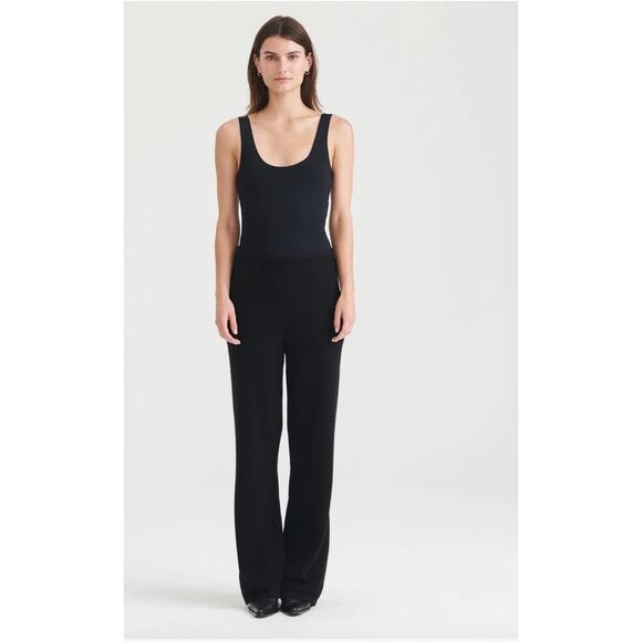NAADAM Cashmere Paperbag Wide Leg Pants - XL - Picture 1 of 9